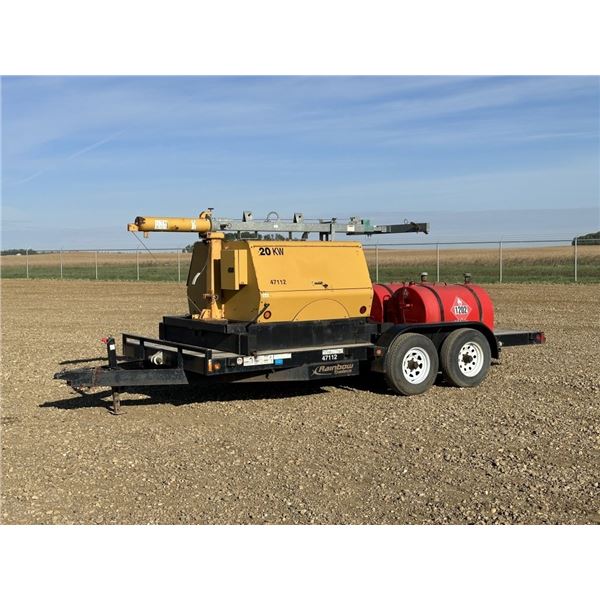 2012 TEREX AL5 20KW GENERATOR/LIGHT TOWER TRAILER