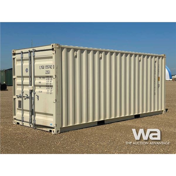 2022 8 x 20 FT. SHIPPING CONTAINER