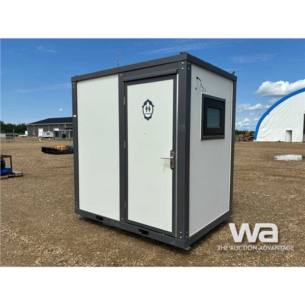 85 IN. X 63 IN. METAL PORTABLE WASHROOM/SHOWER