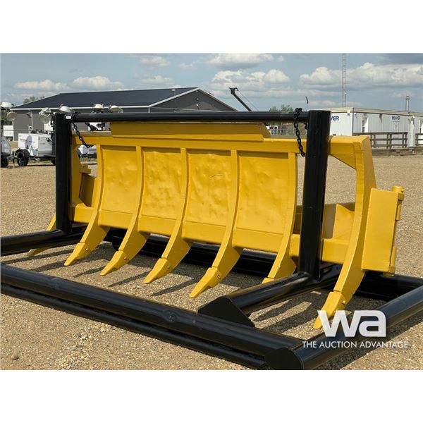 12 FT. DOZER D6D - D7R BRUSH RAKE W/ STAND