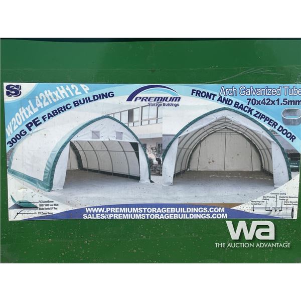 20 X 42 FT. FABRIC STORAGE BUILDING