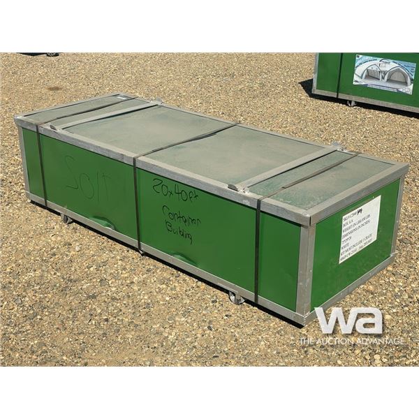 20 X 40 FT. CONTAINER SHELTER
