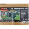 Image 6 : TMG 8 X 10 FT. GALVANIZED METAL SHED