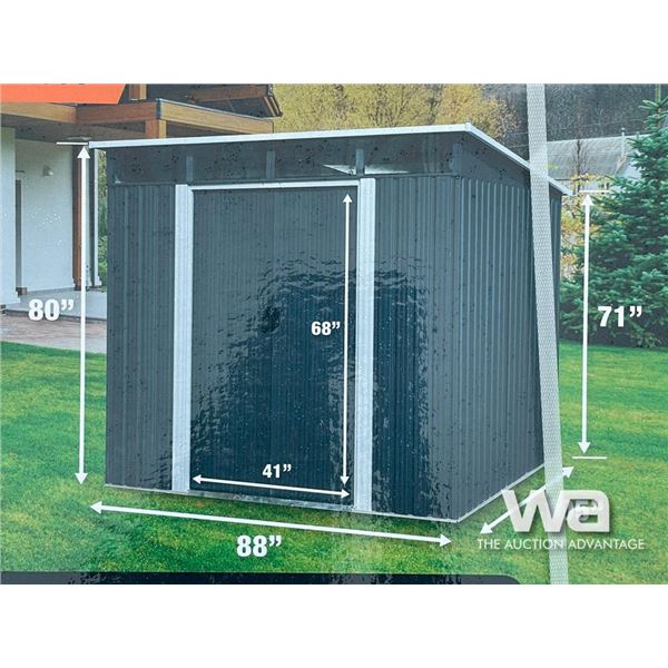 TMG 8 X 9 FT. GALVANIZED METAL PENT SHED