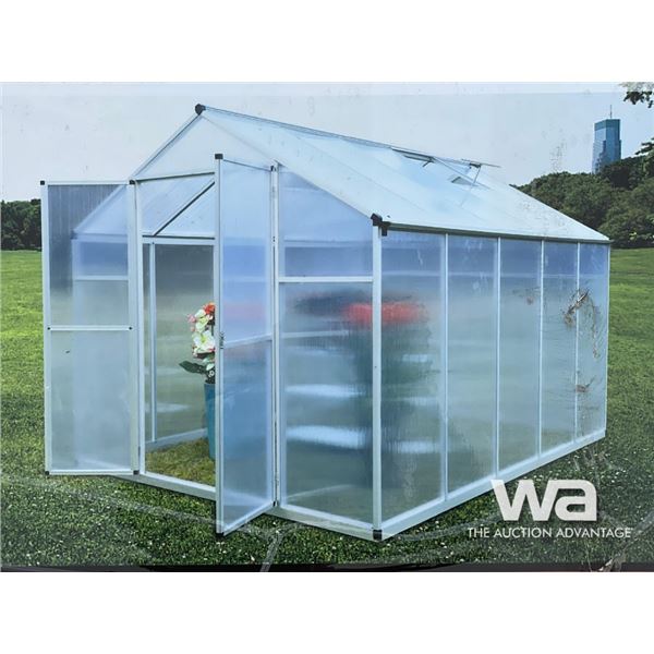 TMG 8 X 10 FT. ALUMINUM FRAME GREENHOUSE