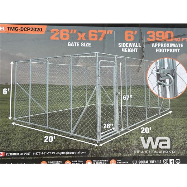 TMG 20 X 20 FT. DOG KENNEL