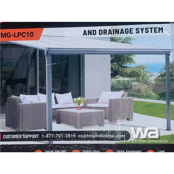 TMG 10 X 10 FT. ALUMINUM PATIO COVER
