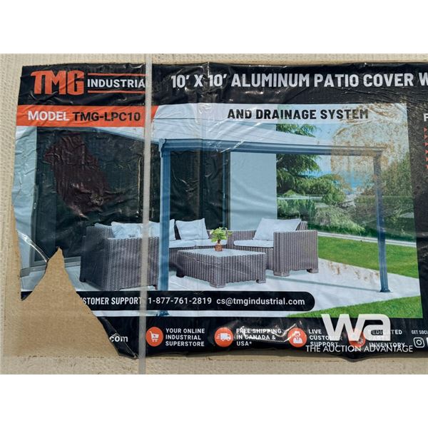 TMG 10 X 10 FT. ALUMINUM PATIO COVER