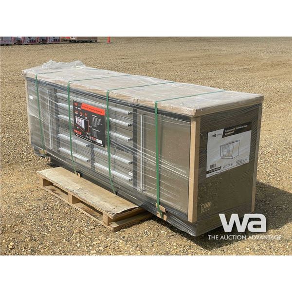 TMG 85 IN. STAINLESS STEEL WORKBENCH
