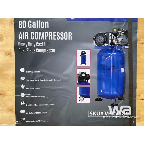 80 GAL. UPRIGHT  AIR COMPRESSOR