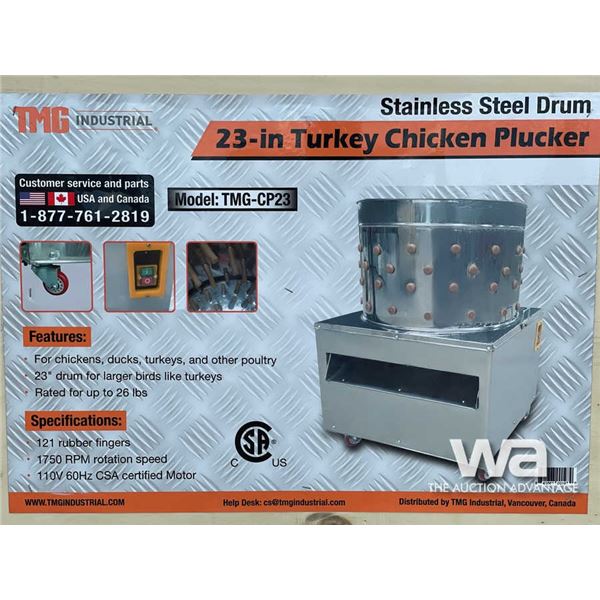 TMG 23 IN. CHICKEN PLUCKING MACHINE