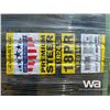 Image 5 : (8) ZWARTHZ 11R24.5 TRUCK TIRES & RIMS