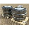 Image 3 : (6) ZWARTHZ 11R24.5 TRUCK TIRES & RIMS