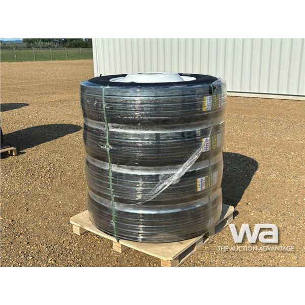 (4) ZWARTHZ 11R24.5 TRUCK TIRES & RIMS