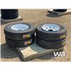 Image 3 : (4) GRIZZLY ST235/85R16 TIRES & RIMS