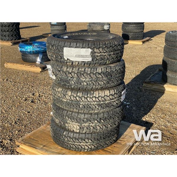 (5) POWERTRAC POWERLANDER LT265/75R16 TIRES