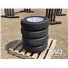 Image 2 : (4) GRIZZLY ST225/75R15 TRAILER TIRES & RIMS