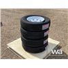 Image 4 : (4) GRIZZLY ST225/75R15 TRAILER TIRES & RIMS