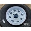 Image 7 : (4) GRIZZLY ST225/75R15 TRAILER TIRES & RIMS