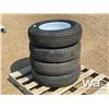 Image 2 : (4) GRIZZLY ST225/75R15 TRAILER TIRES & RIMS