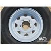 Image 7 : (4) GRIZZLY ST225/75R15 TRAILER TIRES & RIMS