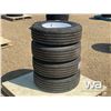 Image 2 : (4) GRIZZLY ST225/75R15 TRAILER TIRES & RIMS