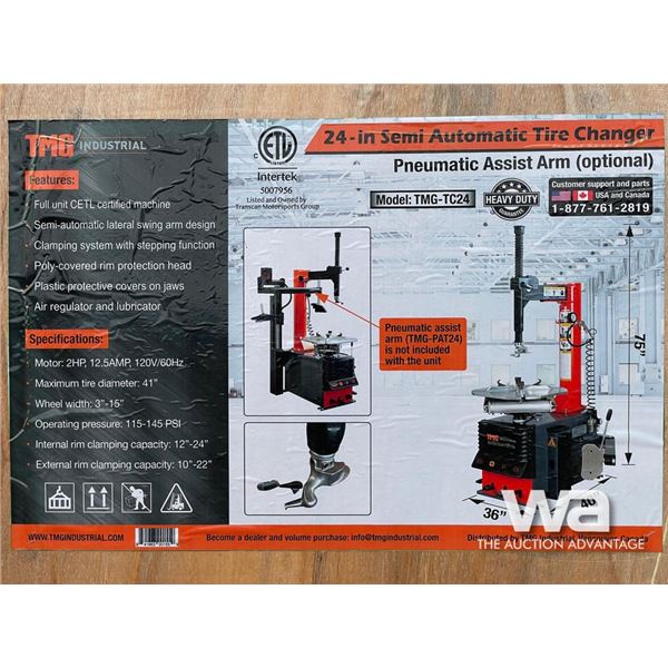 TMG SEMI-AUTOMATIC TIRE CHANGER