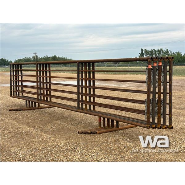 (5) 24 FT. FREESTANDING LIVESTOCK PANELS