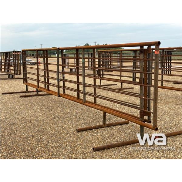 (2) 24 FT. FREESTANDING PANELS W/GATES