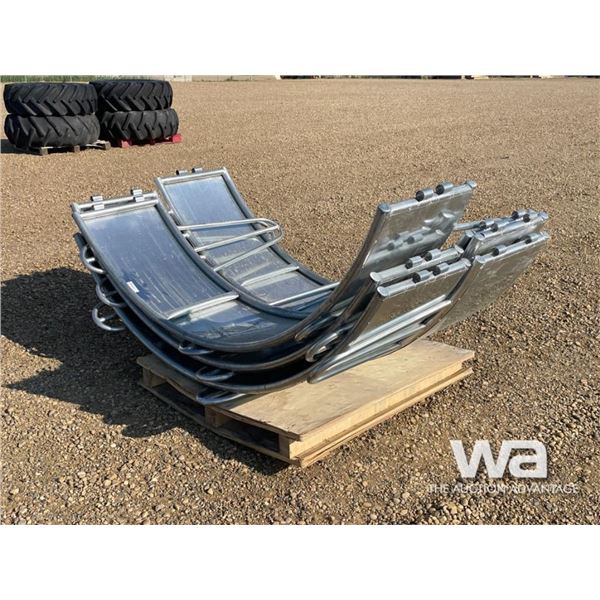 (2) ROUND BALE FEEDERS