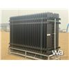 Image 3 : (30) 10 X 7 FT. POWDER COATED FENCE