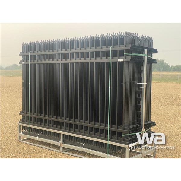 (30) 10 X 7 FT. POWDER COATED FENCE
