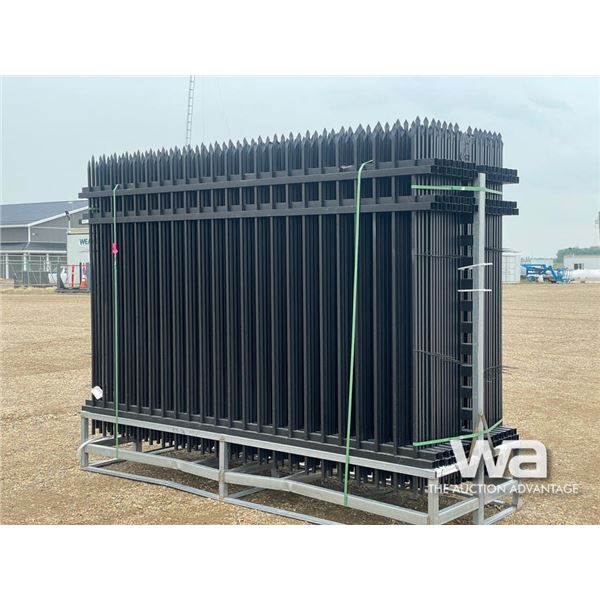(30) 10 X 7 FT. POWDER COATED FENCE