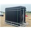 Image 3 : (30) 10 X 7 FT. POWDER COATED FENCE
