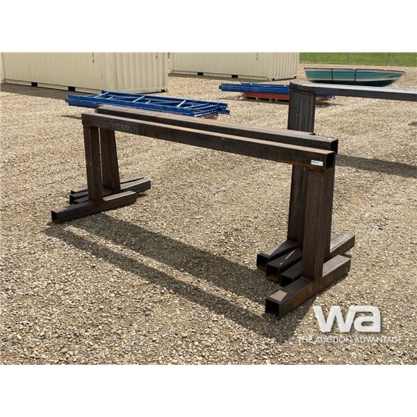 (4) 8 X 3 FT. PIPE RACKS