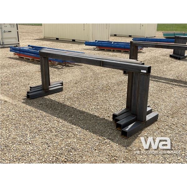 (4) 8 X 3 FT. PIPE RACKS