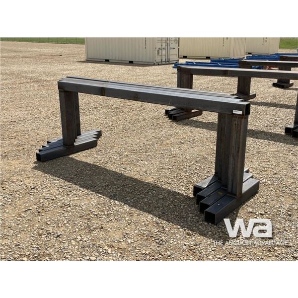 (4) 8 X 3 FT. PIPE RACKS