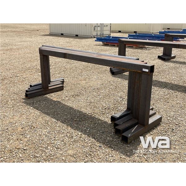 (4) 8 X 3 FT. PIPE RACKS