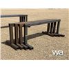 Image 4 : (4) 8 X 3 FT. PIPE RACKS