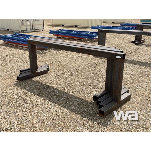 (4) 8 X 3 FT. PIPE RACKS