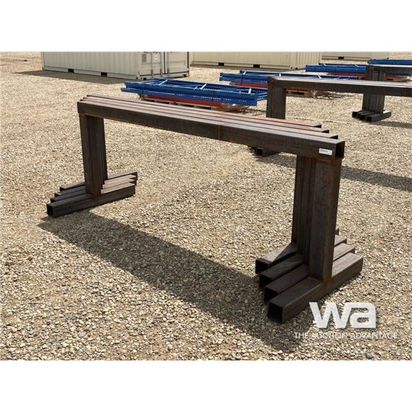 (4) 8 X 3 FT. PIPE RACKS