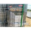 Image 5 : (9) ROLLS OF GALVANIZED FIELD FENCE