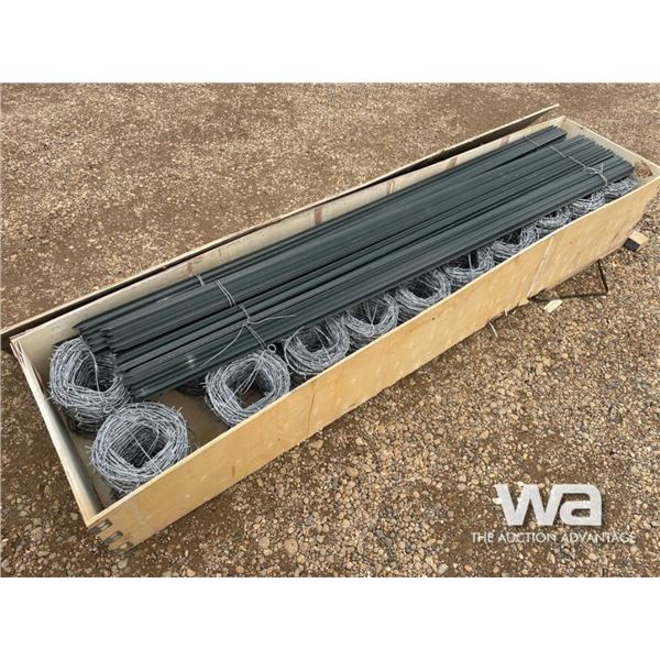 (20) ROLLS OF BARBED WIRE
