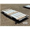 Image 3 : (60) 8 X 3 FT. WHITE STEEL ROOFING