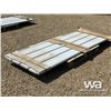 Image 4 : (60) 8 X 3 FT. WHITE STEEL ROOFING