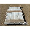 Image 5 : (60) 8 X 3 FT. WHITE STEEL ROOFING