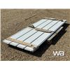 Image 4 : (60) 90 IN. X 3 FT. WHITE STEEL ROOFING