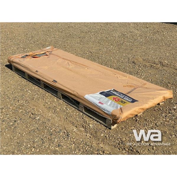 (45) CLEAR POLYCARBONATE CORRUGATED SIDING