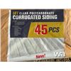 Image 5 : (45) CLEAR POLYCARBONATE CORRUGATED SIDING