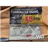 Image 3 : (45) CLEAR POLYCARBONATE CORRUGATED SIDING